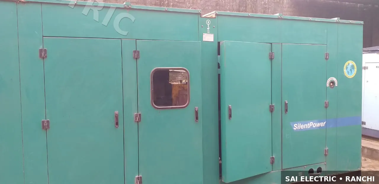 DG Set on Hire in India | Silent Diesel Generator — Sai Electric 1 Silent diesel DG set on hire from Sai Electric, Ranchi — fleet photo 1