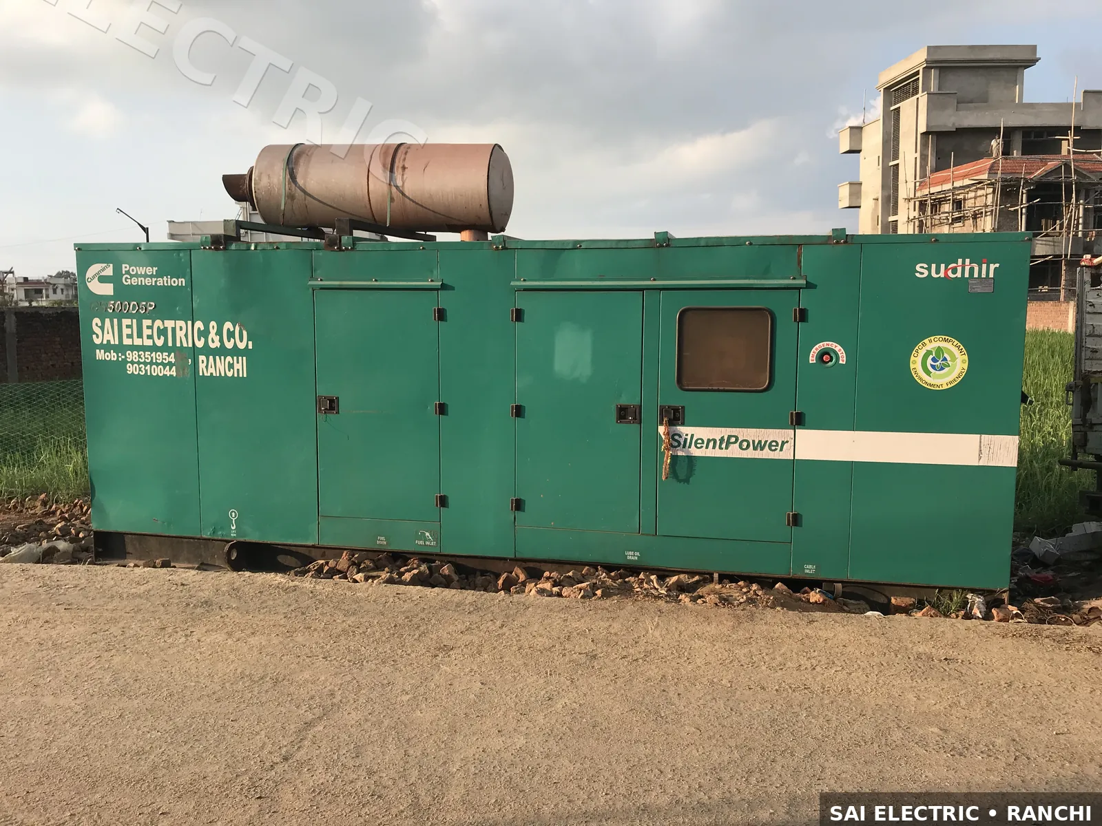500 kVA Silent diesel DG set on hire from Sai Electric, Ranchi — fleet photo 14
