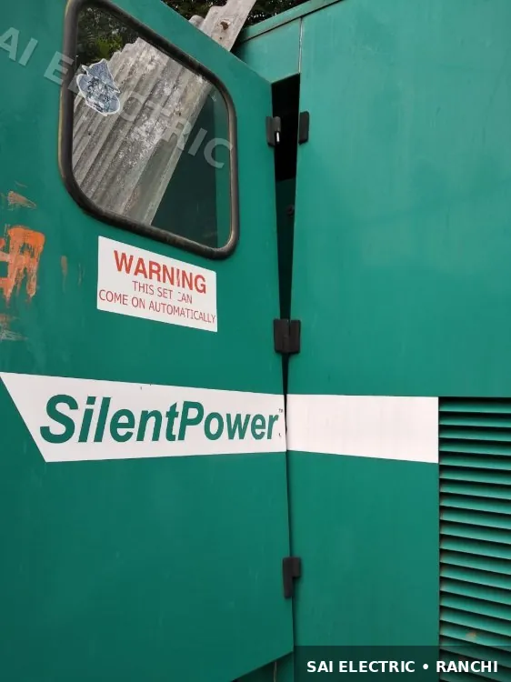 Silent diesel DG set on hire from Sai Electric, Ranchi — fleet photo 15