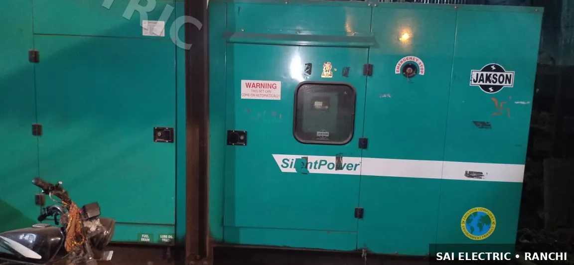 Silent diesel DG set on hire from Sai Electric, Ranchi — fleet photo 16