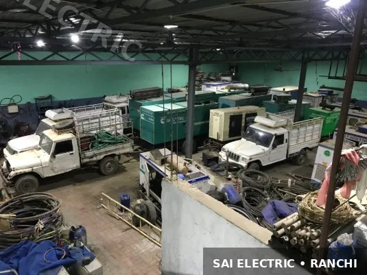 Sai Electric generator yard at Ranchi — DG sets ready for dispatch 2