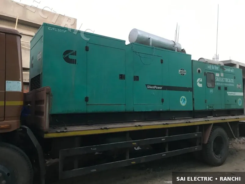 Mobile DG set on truck ready for site deployment — Sai Electric generator van 10